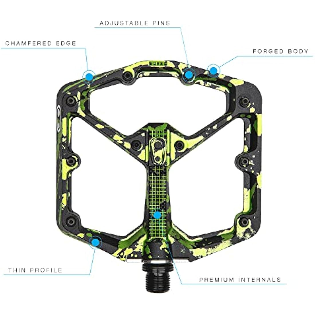 Crankbrothers Stamp 7 Platform Pedalen Large – Aluminium MTB Pedal