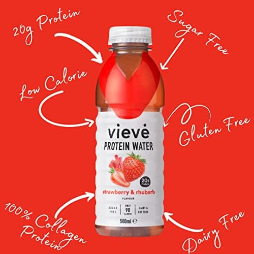 Vieve Protein Water Mixed Variety Pack – 20g Collagen Protein (10x500ml)