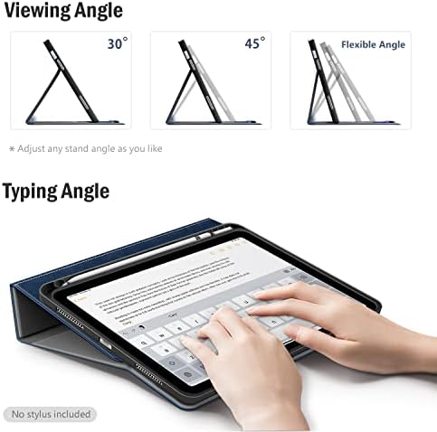 Antbox iPad 11th/10th Gen Case with Pencil Holder | PU Leather Smart Cover
