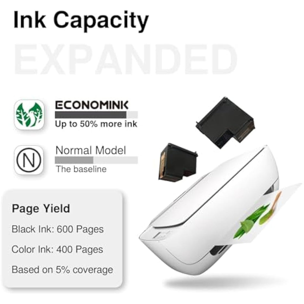Economink PG-575XL CL-576XL Ink Cartridges for Canon Pixma TS3550i | 2-Pack