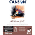 Canson Black Pastel Paper – 9.4x12.6 Inch Velvet Surface Art Paper