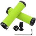 PLATT Non-Slip Rubber Bike Handlebar Grips | Double Aluminum Lock for MTB