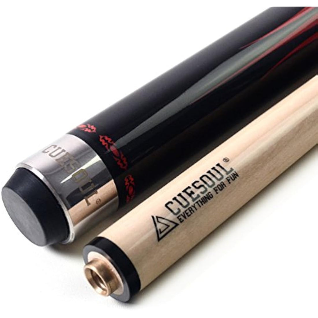 CUESOUL 58" 19oz Canadian Maple Pool Cue Stick | Quick-Release Joint