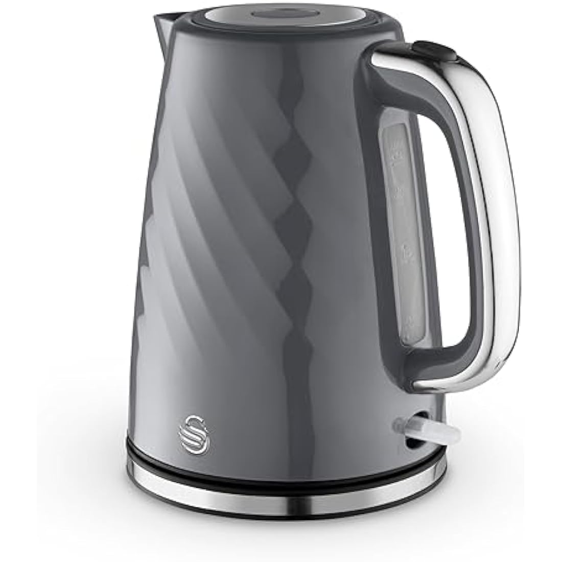 Swan Windsor Rapid Boil Electric Kettle – 1.7L Grey Kitchen Appliance