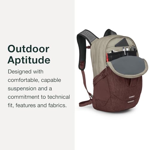 Osprey Comet Unisex Backpack | Durable Laptop Bag for Travel & Commute