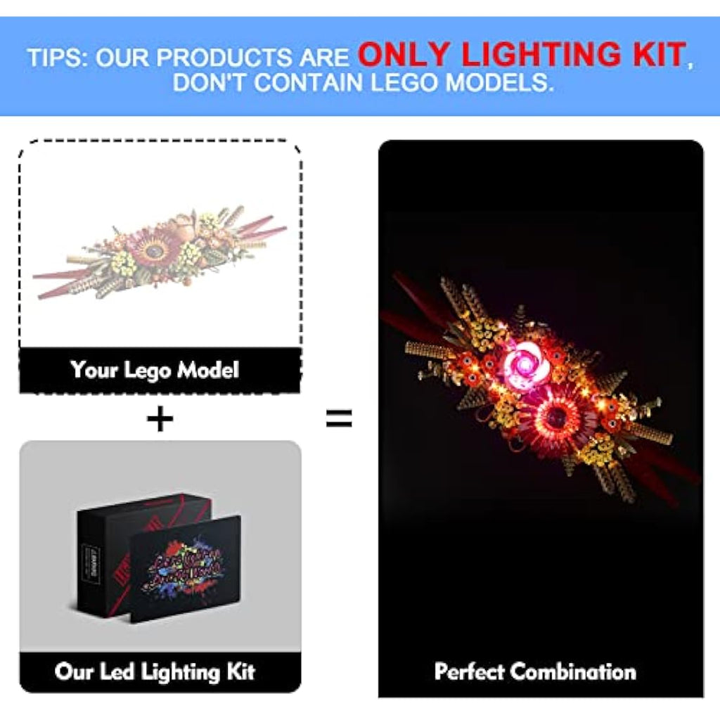 LED Light Kit for Lego 10314 Dried Flower Centerpiece