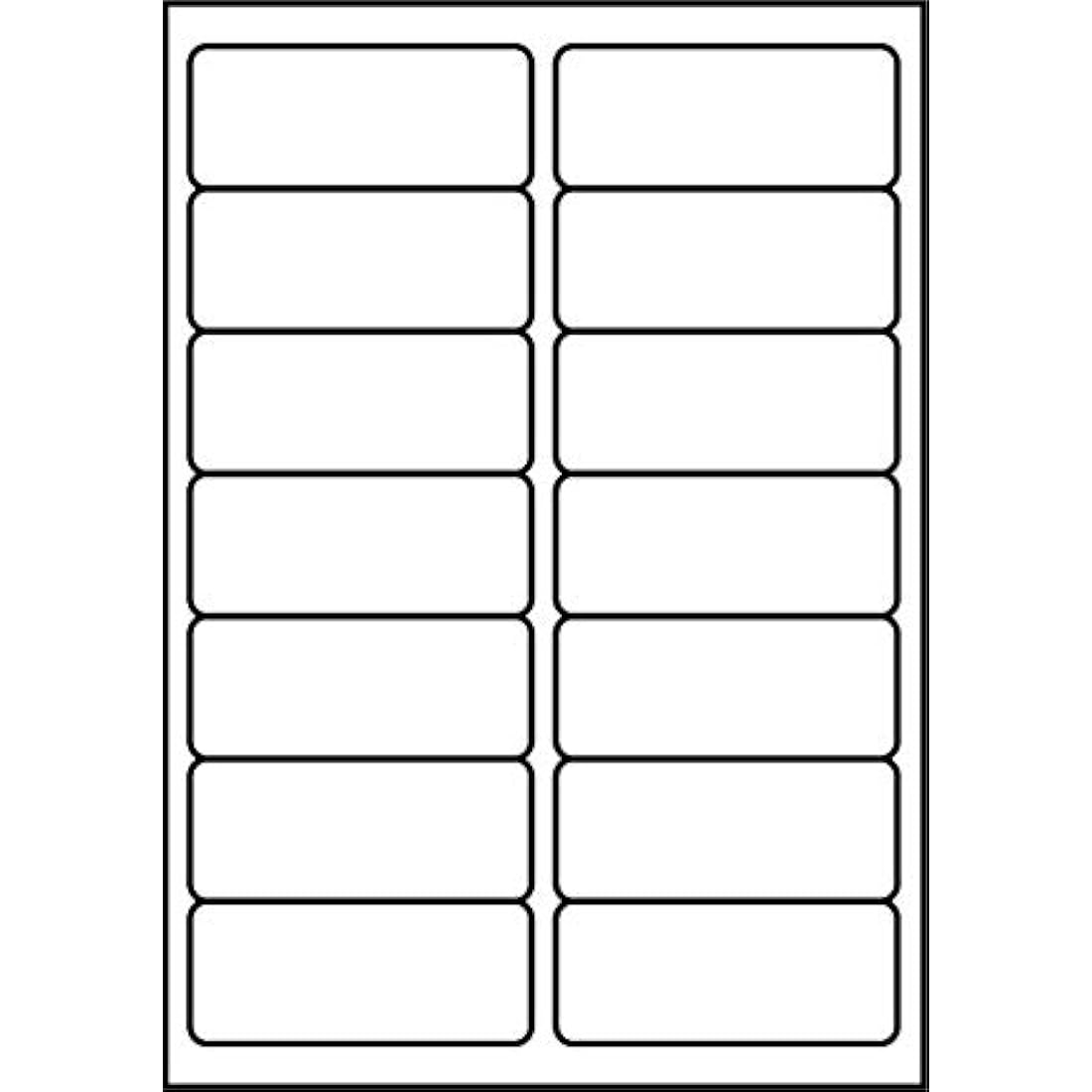 SmithPackaging A4 Address Labels | 14 Per Sheet | 100 Sheets (1400 Labels)
