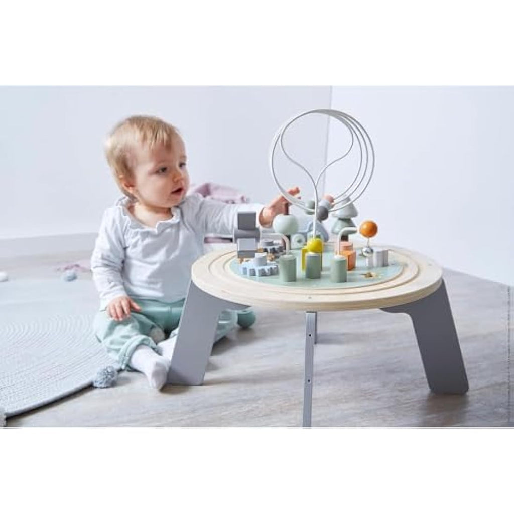 Janod Sweet Cocoon Wooden Activity Table – Toddler Fine Motor Toy