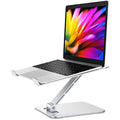 Jolof Store Laptop Stand – Ergonomic Adjustable Aluminum Riser (Silver)