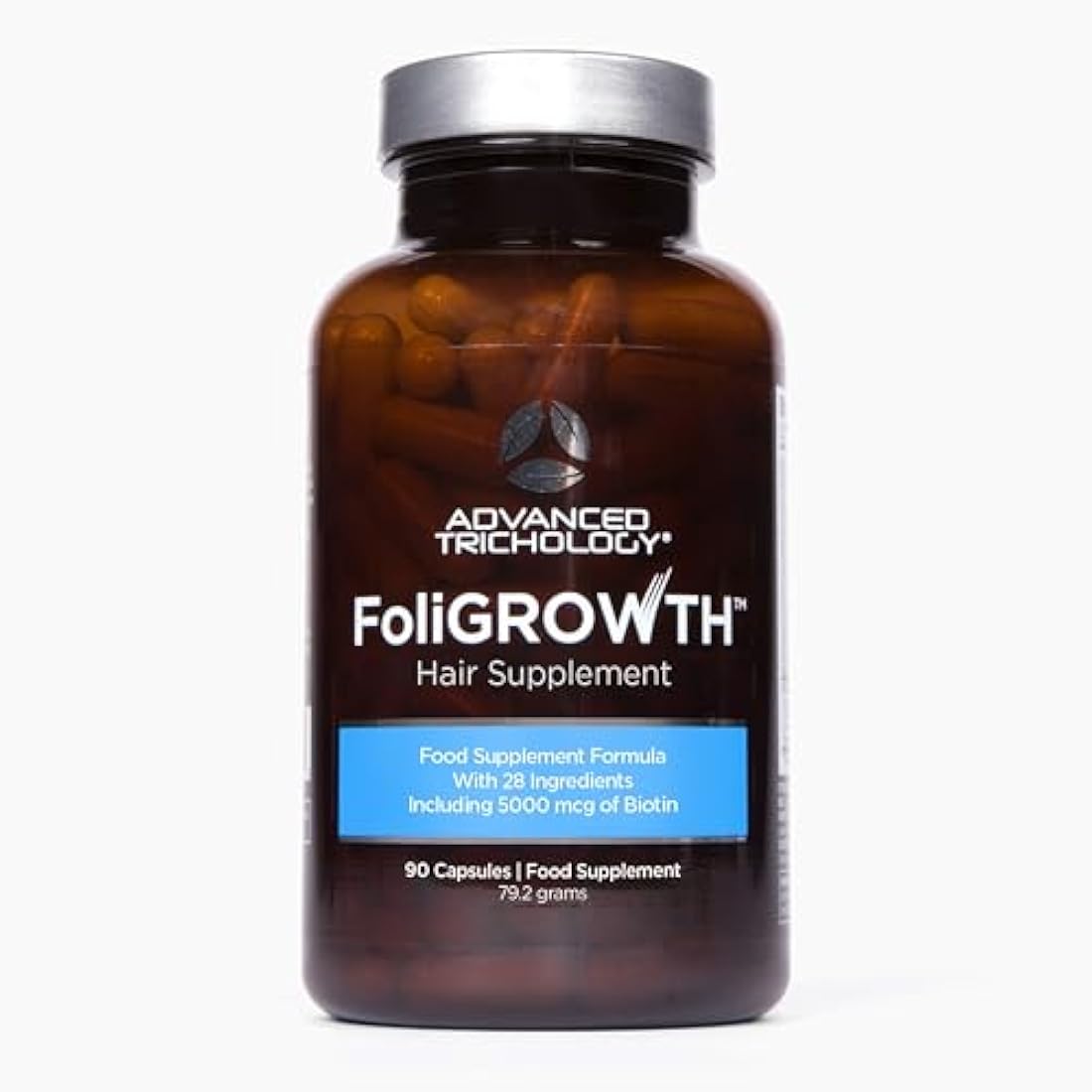 Advanced Trichology FoliGROWTH Hair Growth Supplement - 120 Capsules
