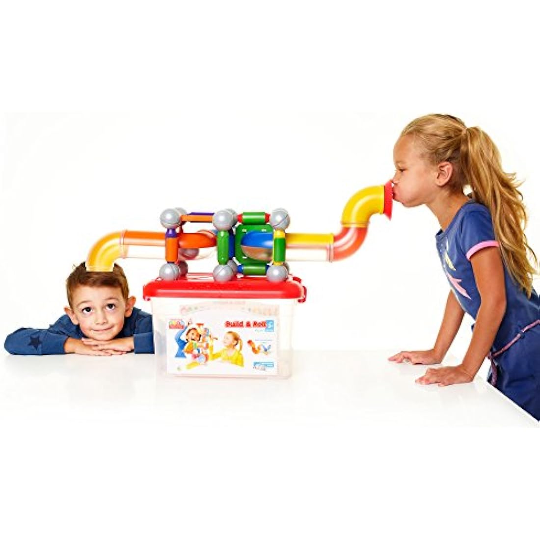 SmartMax Build & Roll Magnetic Construction Set - 44 Piece STEM Toy