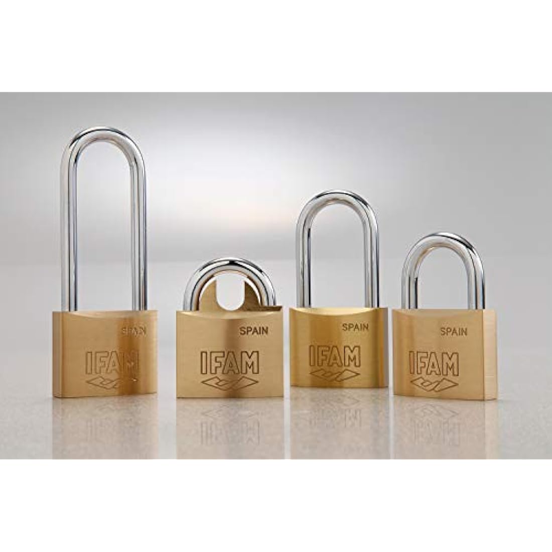 Ifam Longbow Brass Padlock 40mm – Heavy-Duty Security Hardware Lock