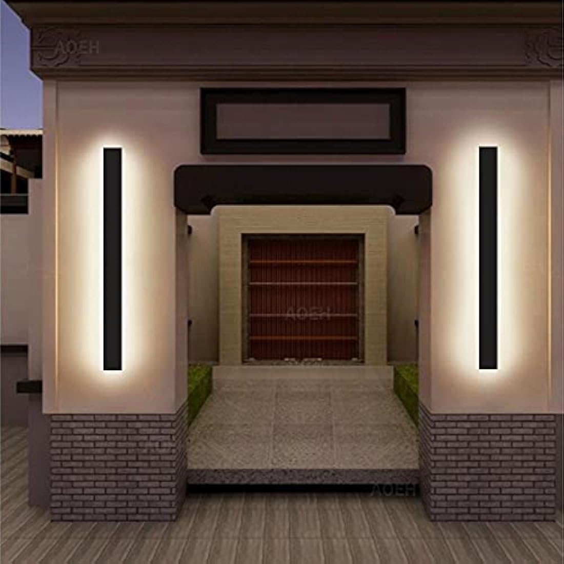 Modern LED Outdoor Wall Sconce | IP65 Waterproof 60cm