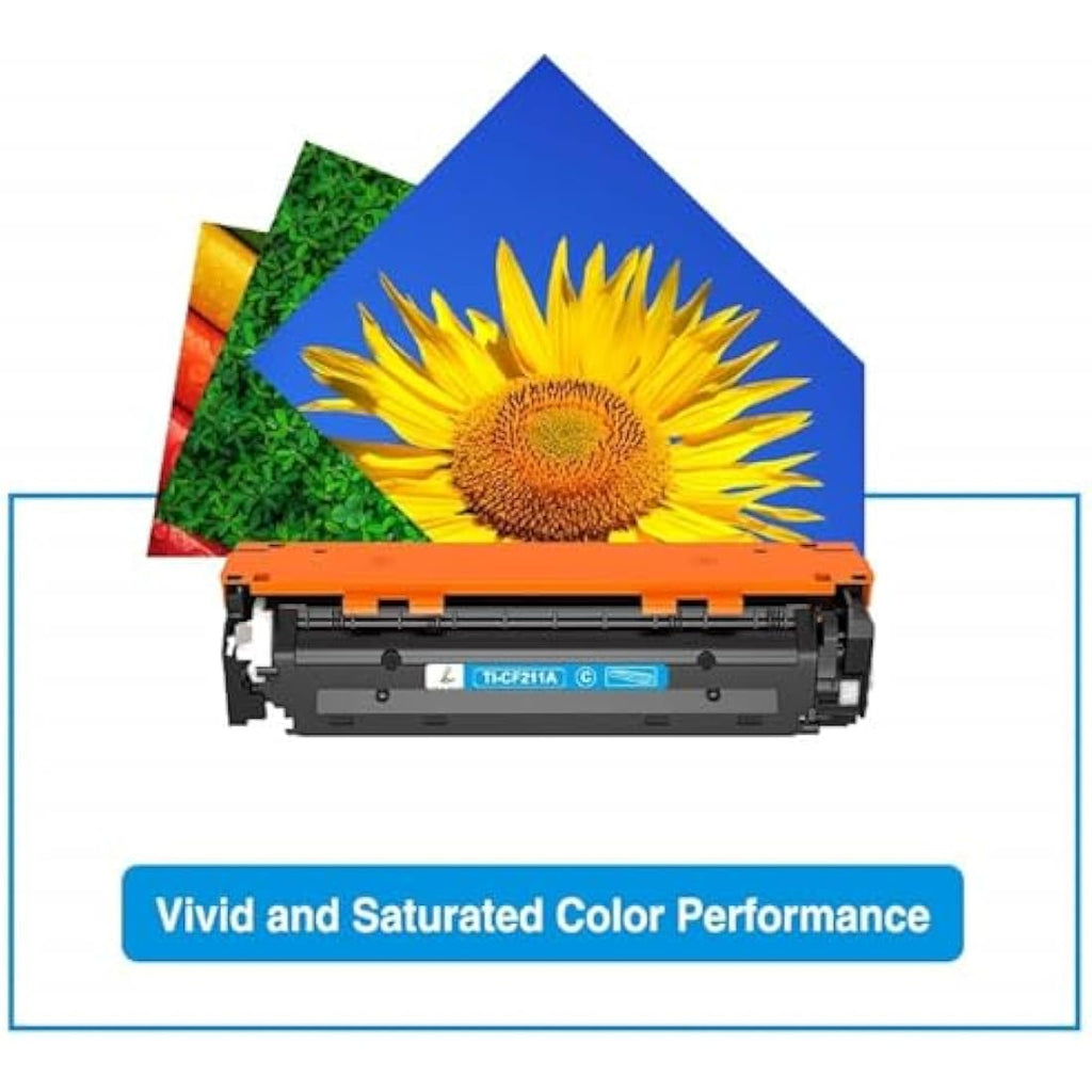 True Image Compatible HP 131X 131A 128A 125A Toner Cartridges, 4-Pack