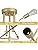 Modern Gold Sputnik Chandelier – 6-Light Industrial Ceiling Light