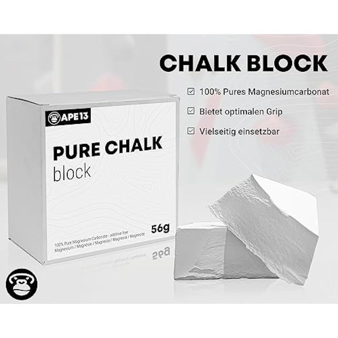 APE13 Chalk Bag Set zum Klettern & Bouldern – Inkl. Bürste & Gurtband