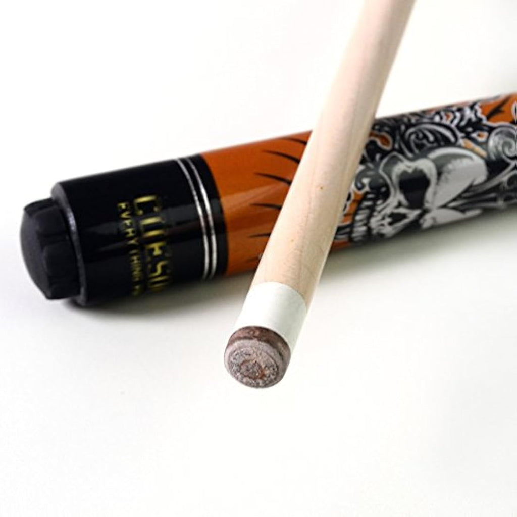 CUESOUL ROCKIN 58" 21oz Pool Cue Stick | Maple Shaft & Irish Linen Wrap