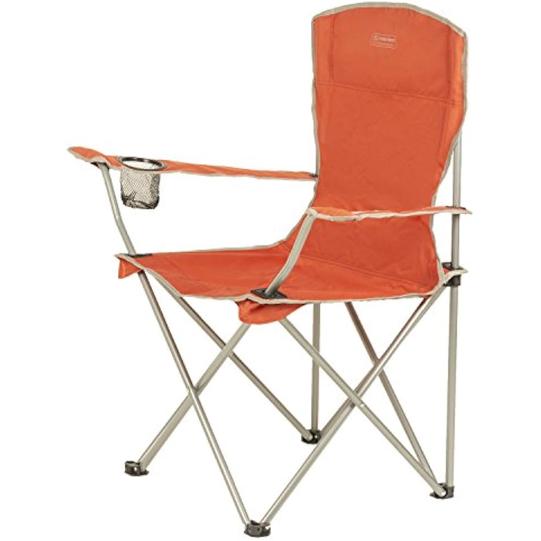 Highlander Camping Chair – Lightweight Folding Steel Chair with Cup Holder