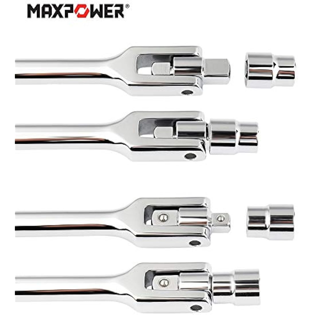 MAXPOWER 2-in-1 Breaker Bar | 1/2" & 3/8" Dual-Drive Wheel Nut Spanner