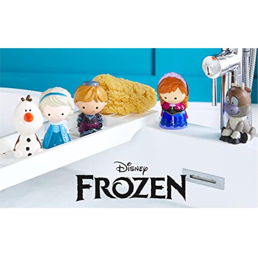 Disney Frozen Bath Toy Set - 5 Piece Character Figures with Bucket