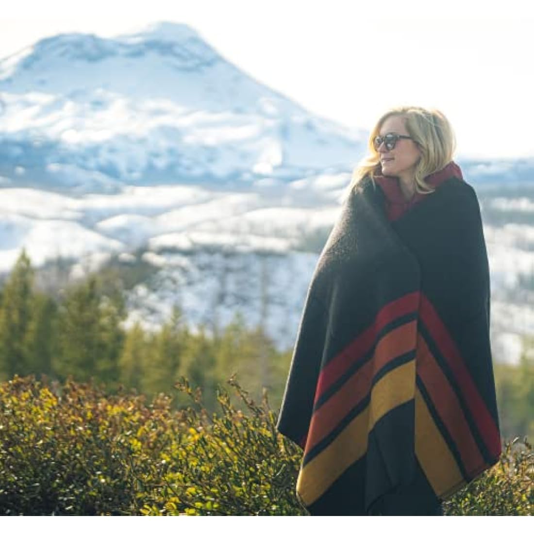 Arcturus Rainier Heavyweight Wool Blanket – Washable & Warm, 4.5lbs