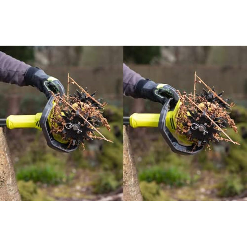 RYOBI 18V ONE+ Cordless Garden Cultivator – 3-Speed Soil Tiller