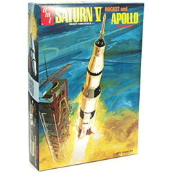 AMT Saturn V Rocket Model Kit – 1:200 Scale Detailed Space Hobby Set