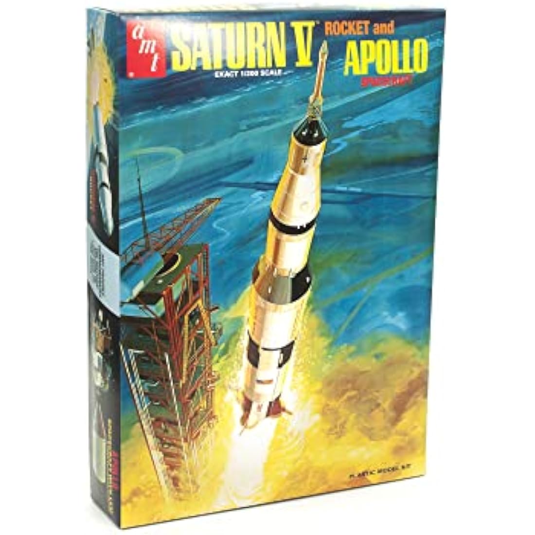 AMT Saturn V Rocket Model Kit – 1:200 Scale Detailed Space Hobby Set