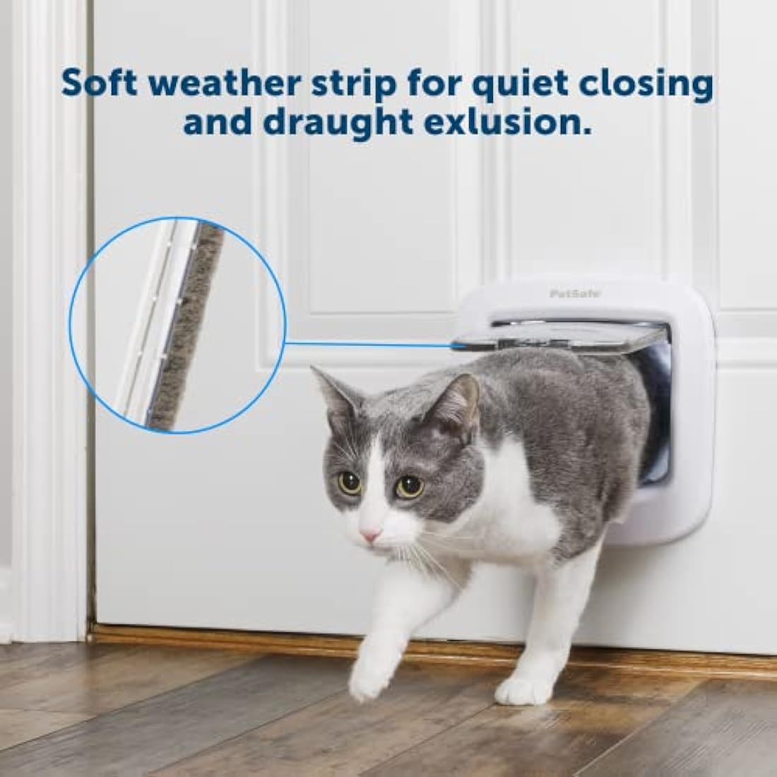 PetSafe Manual-Locking Cat Flap | 4-Way Lock Energy Efficient Door