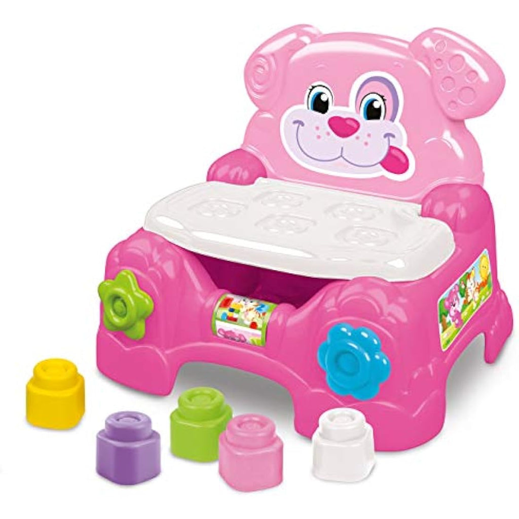 Clementoni Clemmy Baby Dog Armchair – Soft Sensory Toy Bricks Set