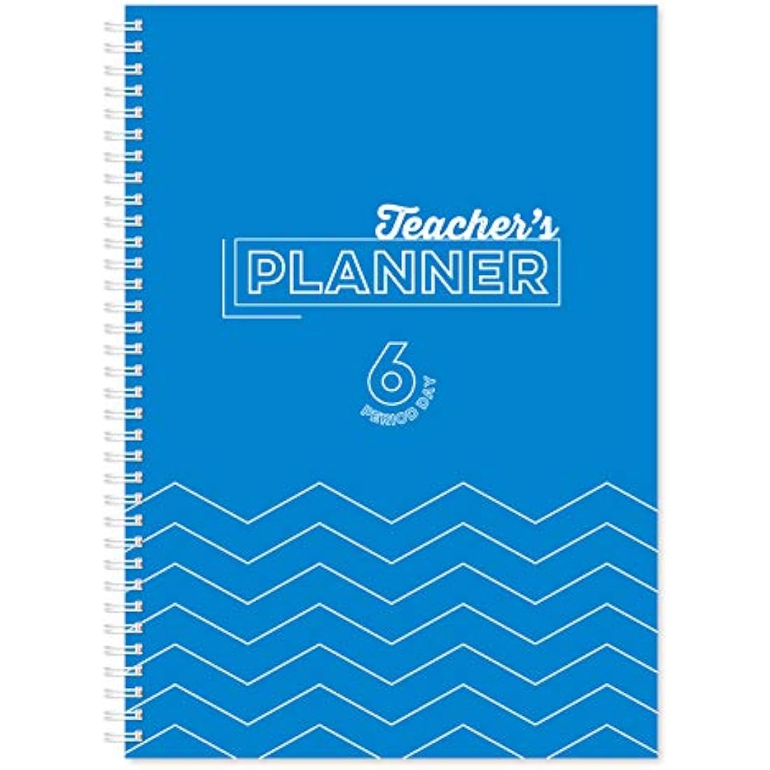 Silvine A4 Teacher's Academic Planner – 6 Period Hardback, Blue