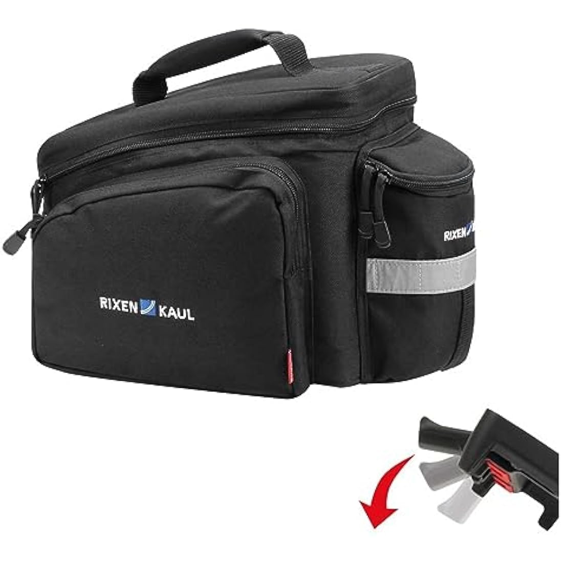 KlickFix Rackpack 2 Gepäckträgertasche – Fahrradtasche mit UniKlip System