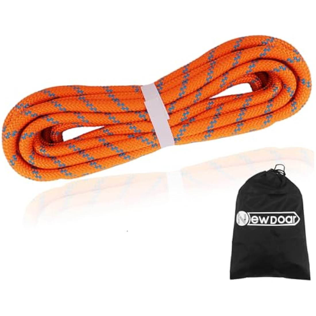 NewDoar 10mm Static Accessory Cord – 18KN High Strength Double Braid Rope
