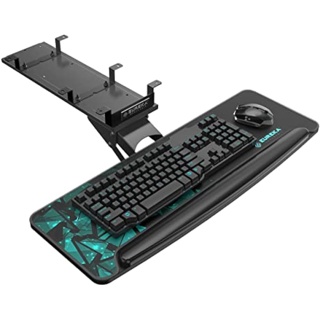 Eureka Ergonomic Under Desk Keyboard Tray – Height Adjustable Swivel