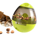 Zellar Interactive Dog Treat Dispenser Ball – Slow Feeder Toy (Green)