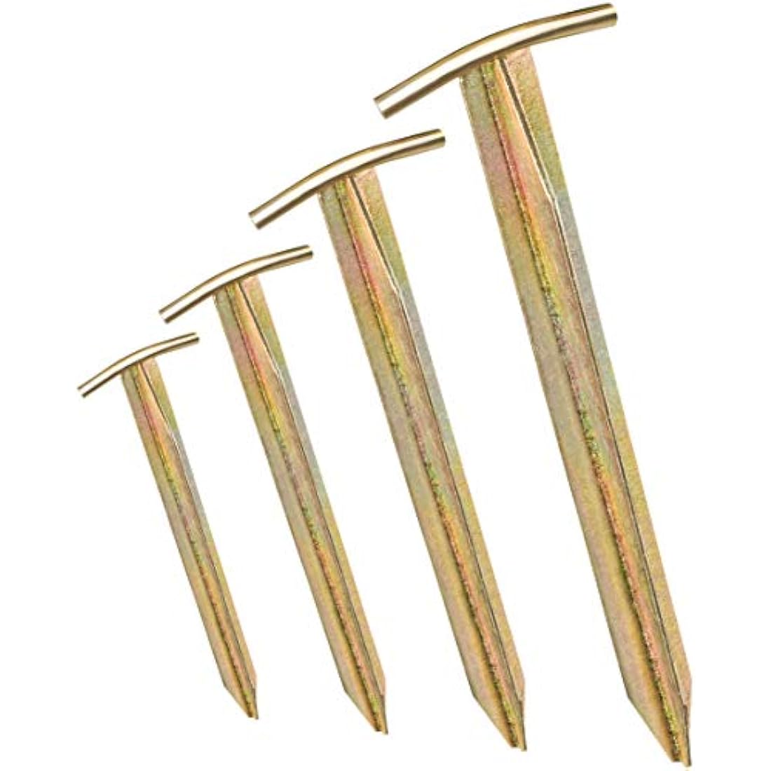 Balinco 12x Zeltheringe 30cm – T-Profil Erdnägel aus verzinktem Stahl