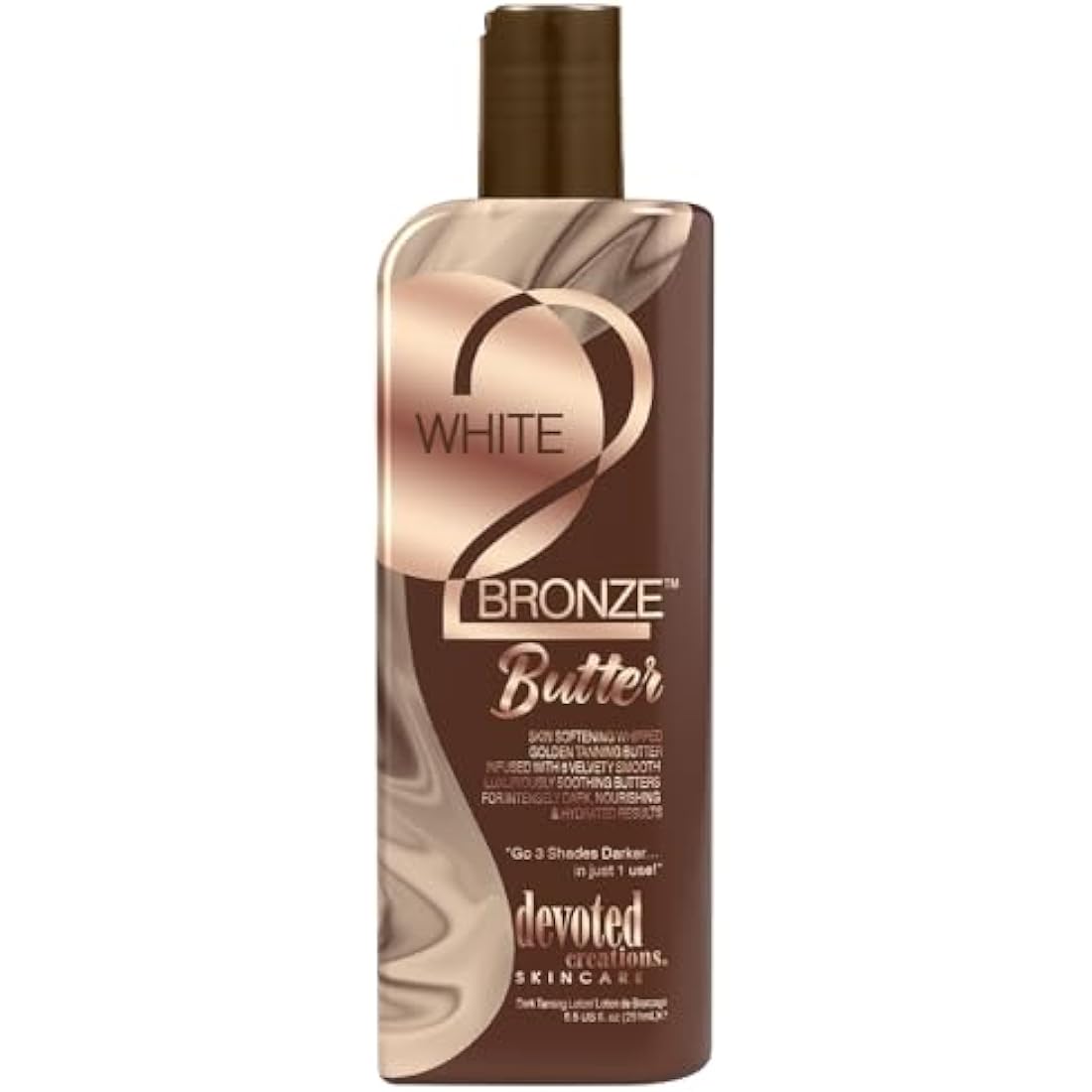 Devoted Creations White 2 Bronze Tanning Butter – Vegan Collagen (251ml)