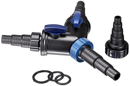 Oase Y-Splitter 1 1/2 Inch Water Distributor for Pond Pumps - Black