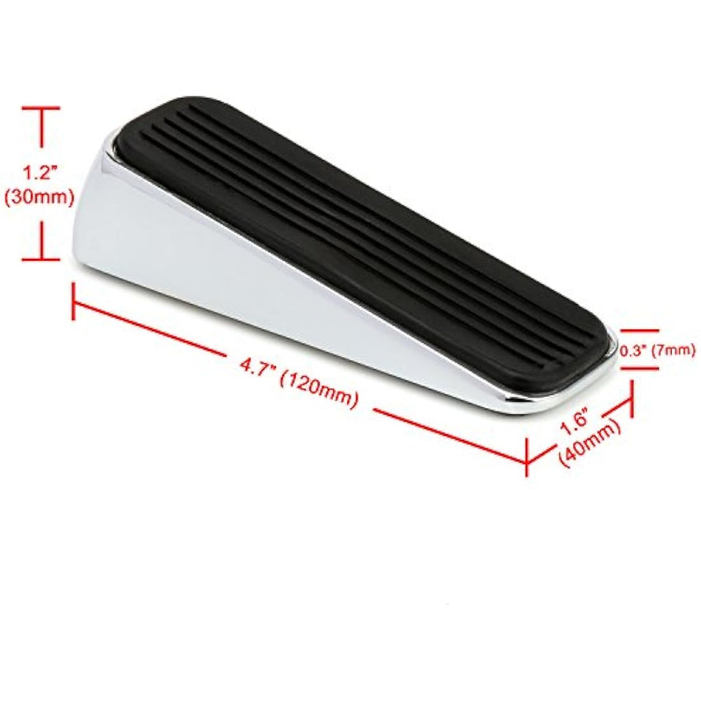 Jolof Store Stainless Steel Door Wedge – Heavy Duty Metal Stop 2 Pack
