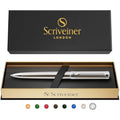 Scriveiner Stainless Steel Ballpoint Pen – Luxury Executive Gift Set
