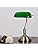 Vintage Bankers Lamp – Green Glass Shade & Brass Base