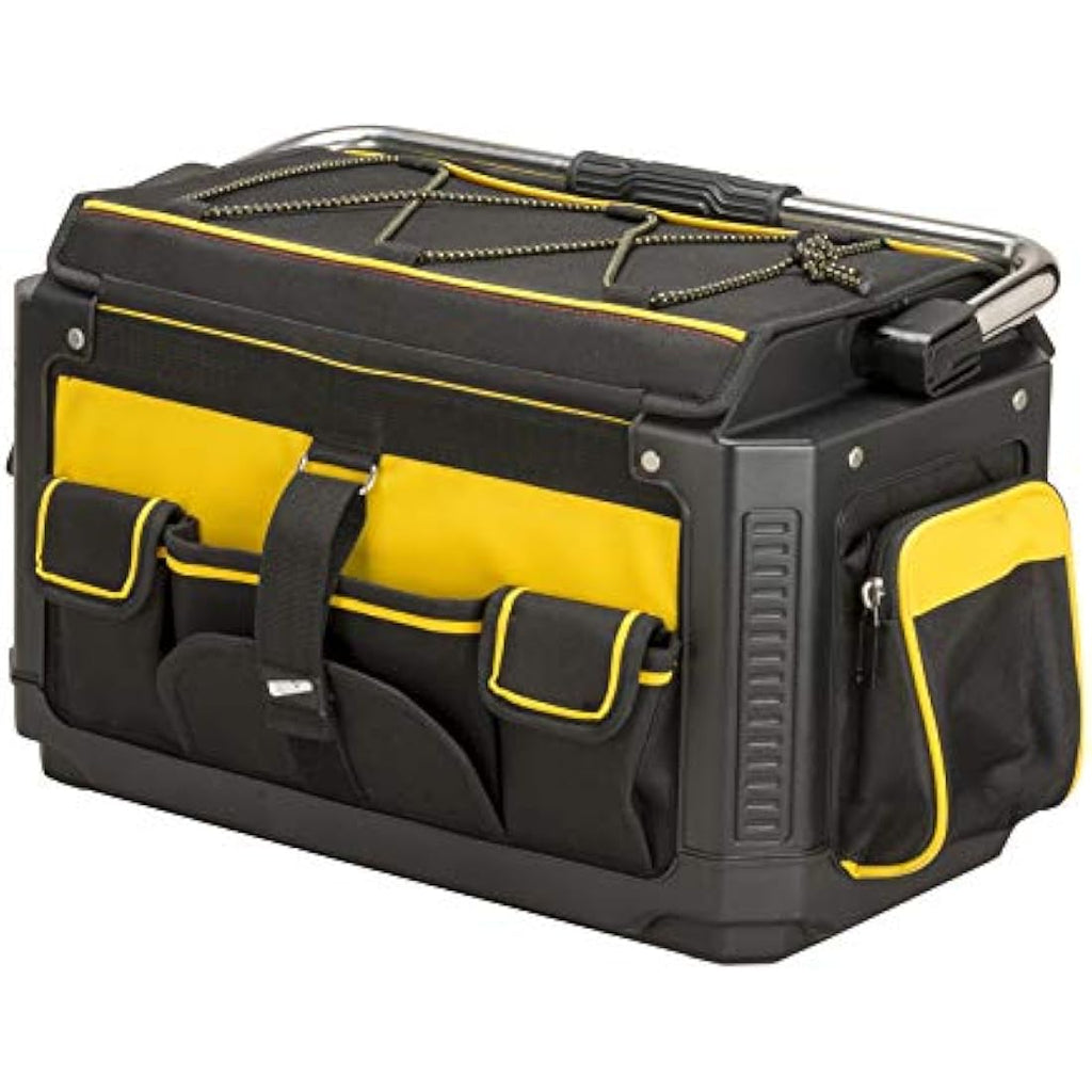 Stanley 20-Inch Denier Tool Bag Tote | Heavy Duty Multi-Pocket Organizer