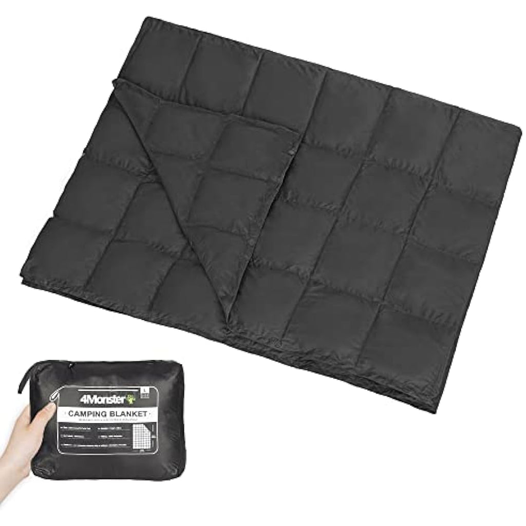 4Monster Packable Camping Blanket – Insulated Waterproof Outdoor Quilt
