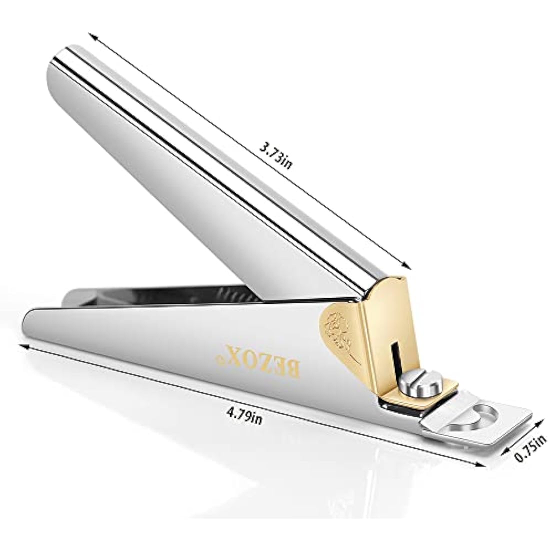 BEZOX Professional Acrylic Nail Clippers – Stainless Steel Tip Cutter