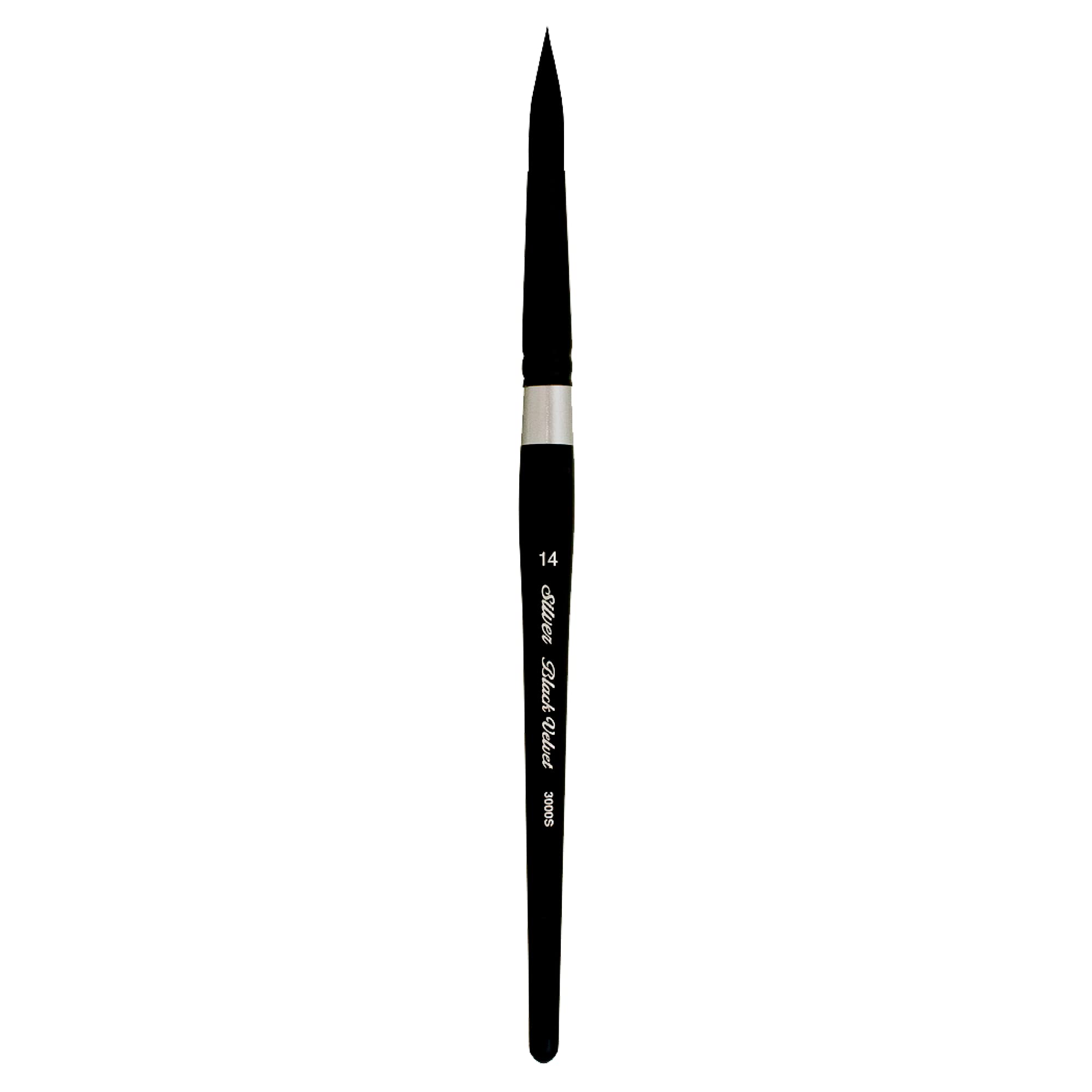 Silver Brush Black Velvet Round Watercolour Brush, Size 14, Short Handle