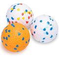 Nobleza Indestructible Dog Balls – 3 Pack Rubber Fetch Toys, Medium