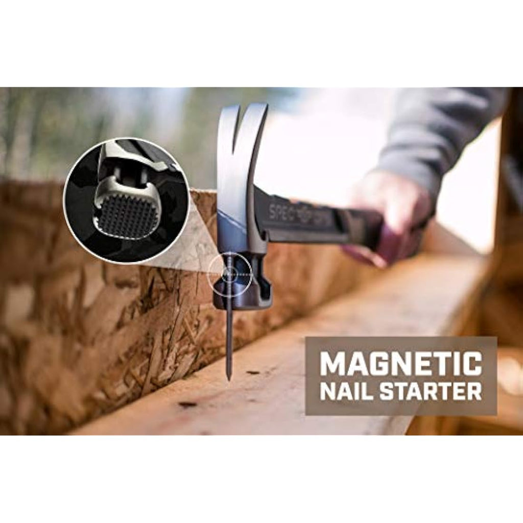 Spec Ops Framing Hammer – 22 oz Milled Face with Rip Claw & MOA Grip