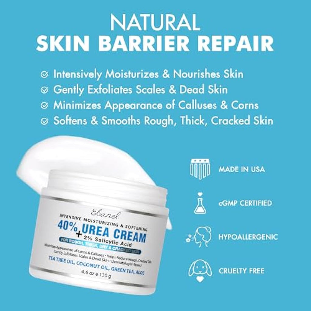 Urea Cream 40% with Salicylic Acid Callus Remover – 4.6 oz