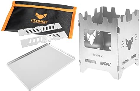 FENNEK Hobo Premium Foldable Stainless Steel Outdoor Cooker XL Set