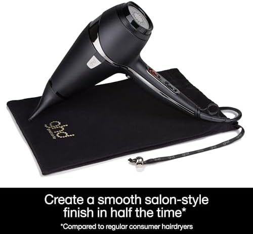 ghd Air Hair Dryer – Professional Ionic Salon Hairdryer with UK Plug